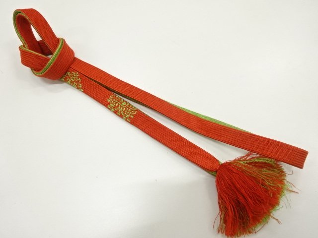 JAPANESE KIMONO / HAND-TIED OBIJIME